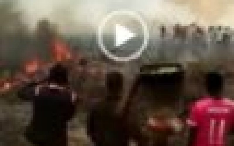[VIDEO] NAF Aircraft Crash: Eyewitnesses narrate pilot’s heroics
