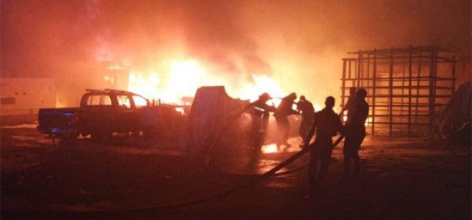 Fire razes another market, houses in Rivers