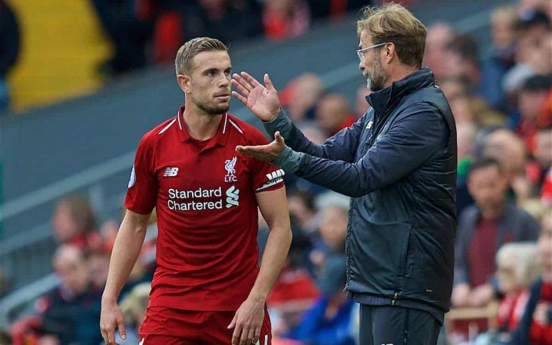 Klopp voices fears over Henderson as Liverpool injury crisis deepens