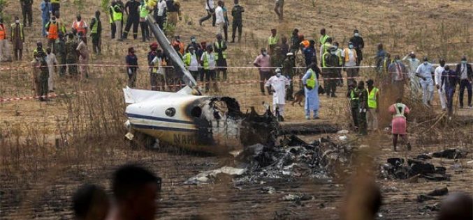 PHOTOS: 7 Air Force officers who died in Abuja air crash buried
