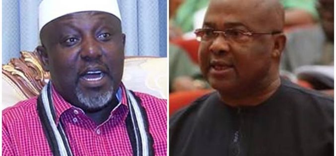 Enough is enough, someone who came through court must obey rule of law, Okorocha warns Uzodinma