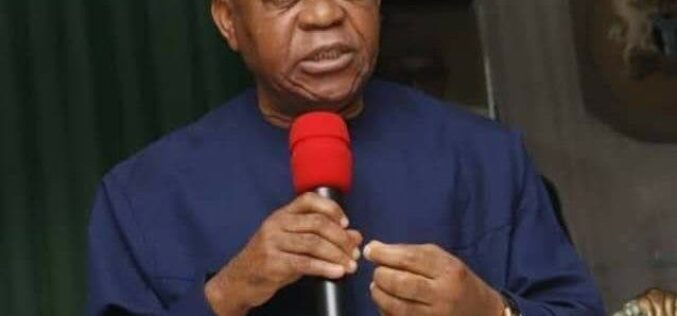 Theodore Orji condemns burning of police station in Aba