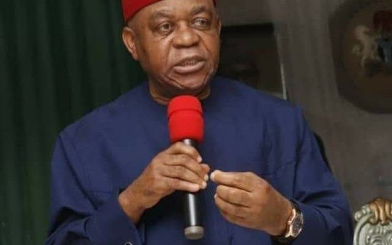 Theodore Orji condemns burning of police station in Aba
