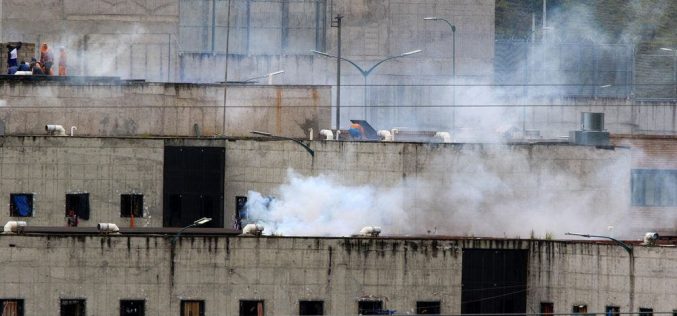 67 killed in mutinies at three prisons in Ecuador