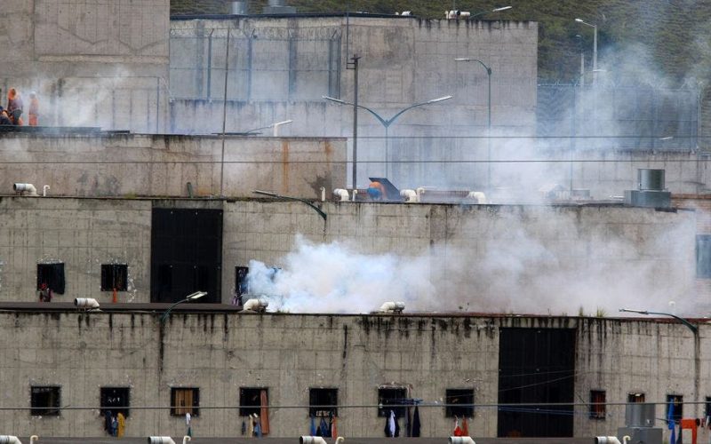 67 killed in mutinies at three prisons in Ecuador