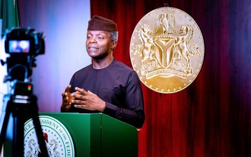 Breaking: Osinbajo calls for robust regulation of cryptocurrency, not prohibition