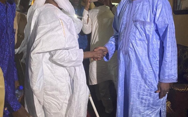 Ahmad Sani Yarima pays sympathy visit to Seriki Hausa Shasha