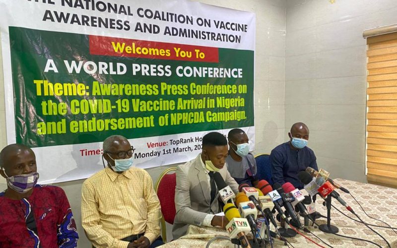 COVID-19: Coalition salutes FG, NPHCDA overall early arrival of vaccine