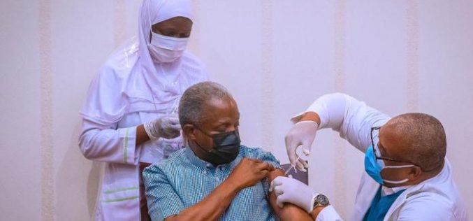 COVID-19 Vaccine: Buhari, Osinbajo Get Jabs
