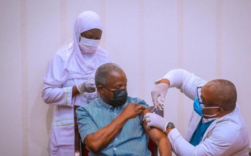 COVID-19 Vaccine: Buhari, Osinbajo Get Jabs