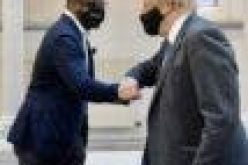 PHOTOS: Nigerian pastor, Fola Alade, others meet UK Prime minister over COVID vaccination