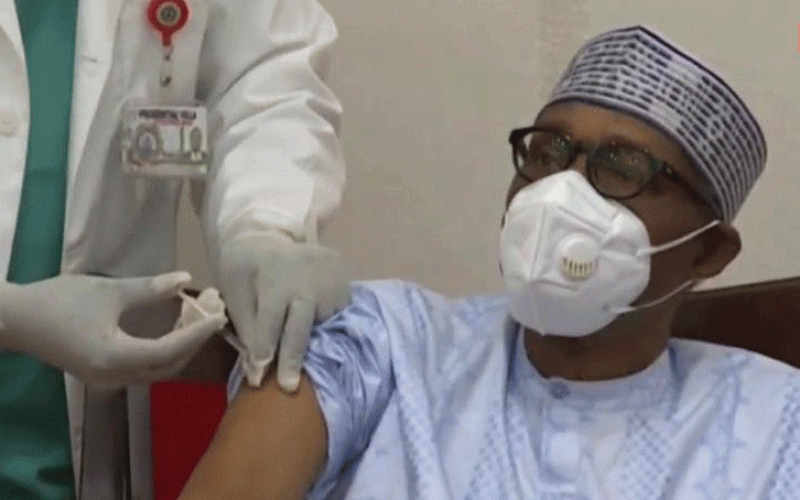 Breaking: Buhari, Osinbajo take COVID-19 vaccine
