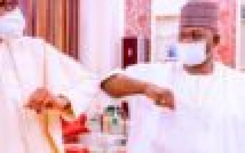 HAPPENING NOW: President Buhari receives Yahaya Bello in Aso Rock