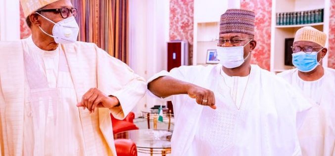 Buhari meets Gov Bello of Kogi, says Nigeria’s unity not negotiable