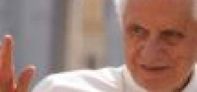 Pope Benedict says decision to resign entirely his own, has no regrets