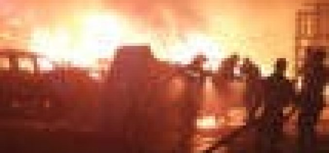 Fire guts Onitsha plastic market