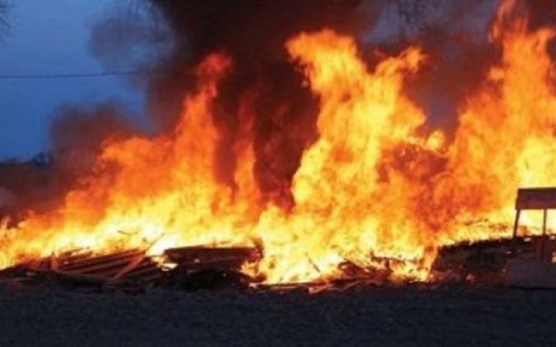 Fire razed shops, old PZ building in Osogbo