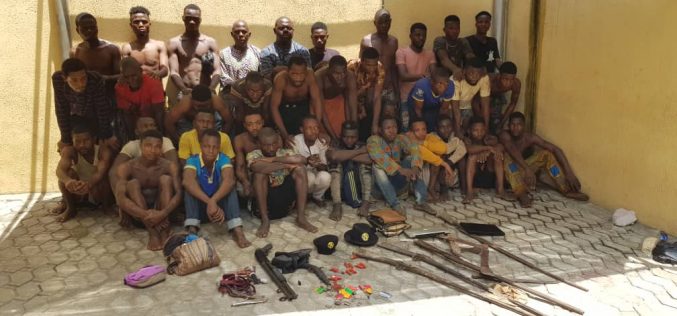 56 suspected cultists, armed robbers arrested in Ikorodu, Ibeju Lekki