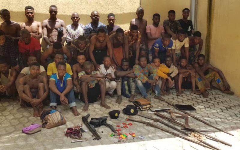 56 suspected cultists, armed robbers arrested in Ikorodu, Ibeju Lekki