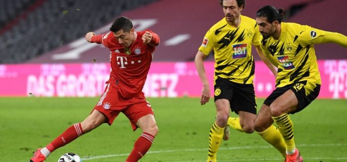 Lewandowski hits hat-trick in Bayern vs Dortmund six-goal thriller
