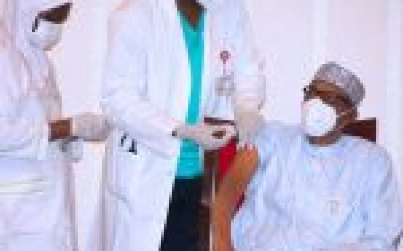 Nigeria President Buhari, VP Osinbajo Receive Covid-19 Vaccine