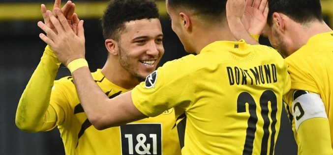 Sancho fires Dortmund into German Cup semi-finals
