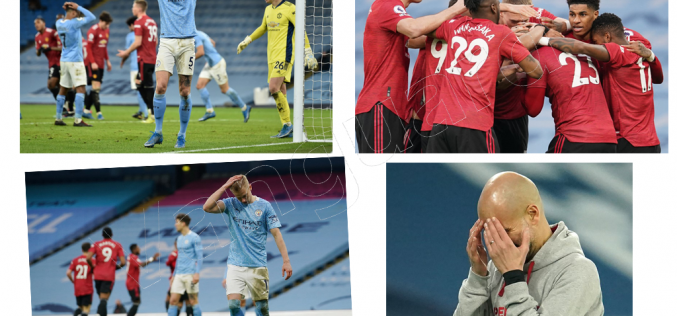 Man United beat Man City 2-0 to end 21 games unbeaten run