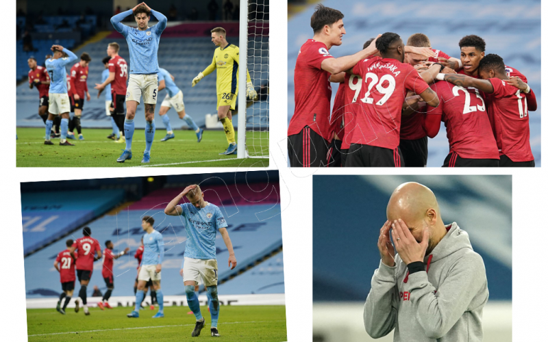 Man United beat Man City 2-0 to end 21 games unbeaten run
