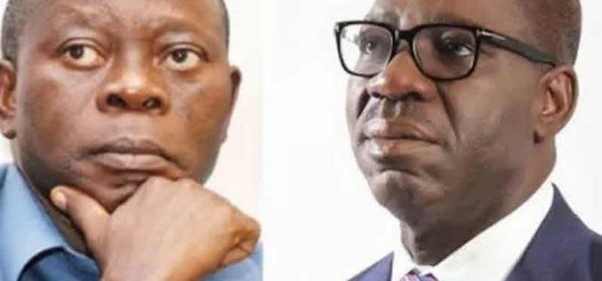 Obaseki meets Oshiomhole in Auchi, says no personal grudge against him