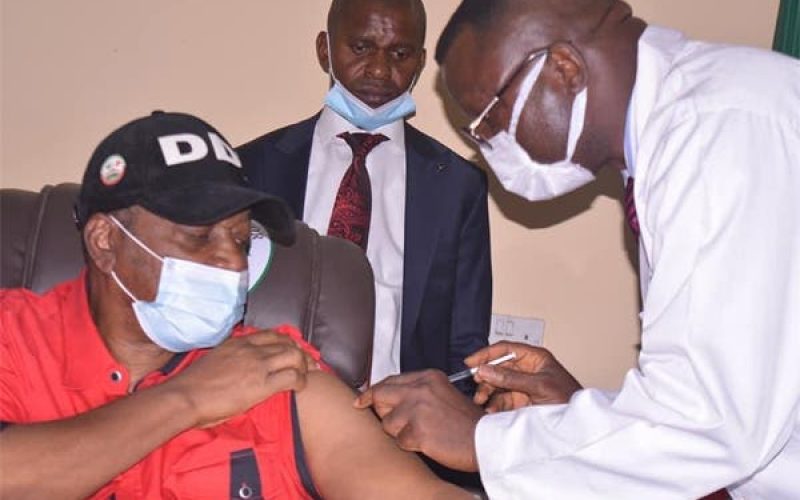 COVID-19: Taraba commences vaccination as Gov Ishaku receives first jab