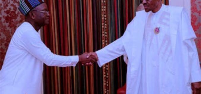 BREAKING: Buhari, Ortom meet in Aso Rock