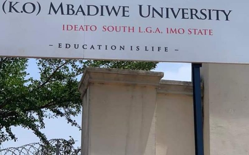 Asset Recovery: Imo govt mounts billboard changing Eastern Palm University to K. O Mbadiwe