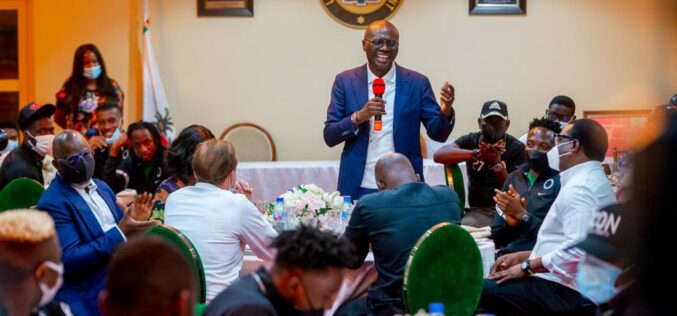 AFCON: Go for victory against Benin, Lesotho ― Sanwo-Olu tasks Super Eagles
