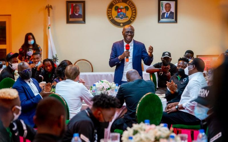 AFCON: Go for victory against Benin, Lesotho ― Sanwo-Olu tasks Super Eagles