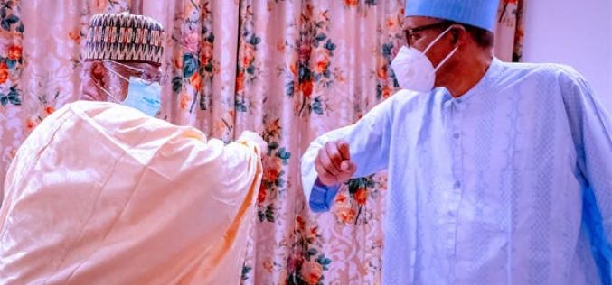 Breaking: Abdulsalam Abubakar meets Buhari in Abuja