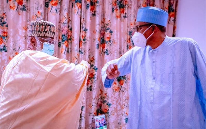 Breaking: Abdulsalam Abubakar meets Buhari in Abuja