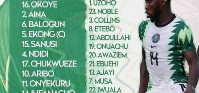 AFCON qualifiers: Final Group matches for Tuesday as Nigeria tackles Lesotho in Lagos