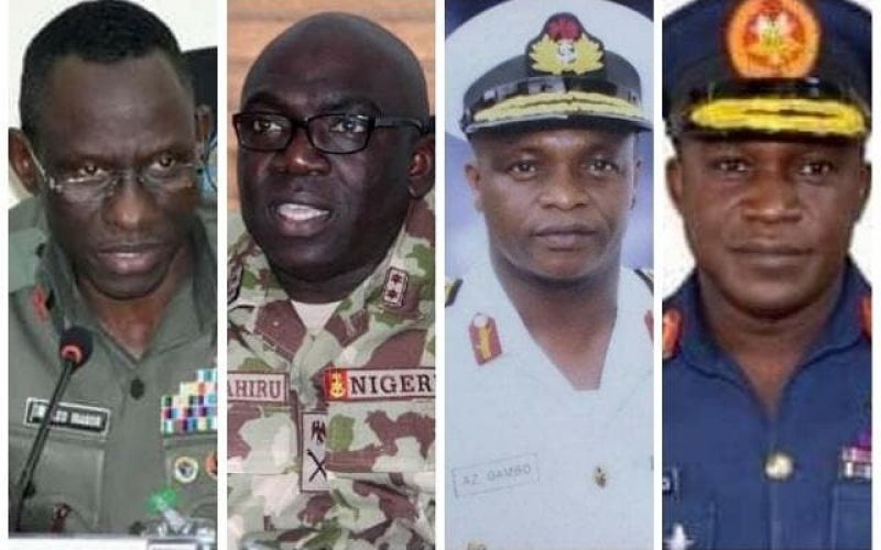 Banditry: Service Chiefs pay operational visit to Zamfara