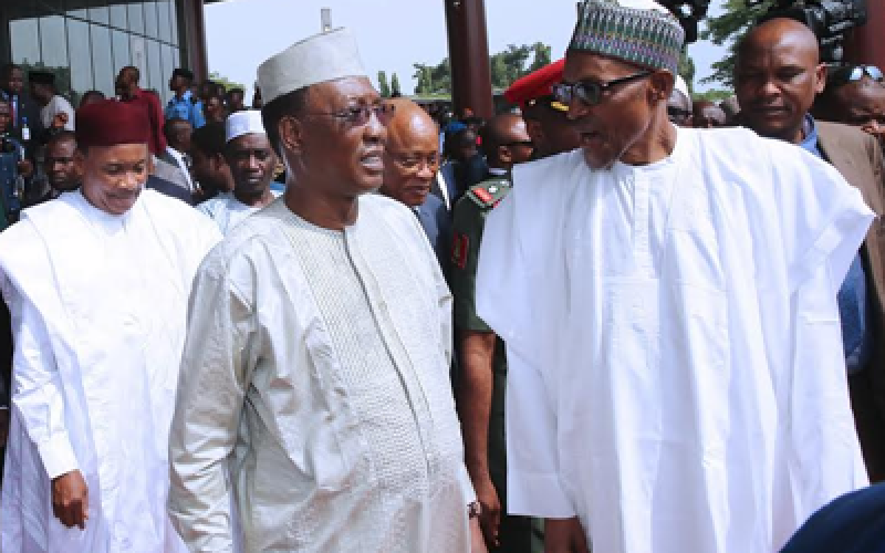 Buhari, President Idriss Deby of Chad in bilateral talks in Aso Rock