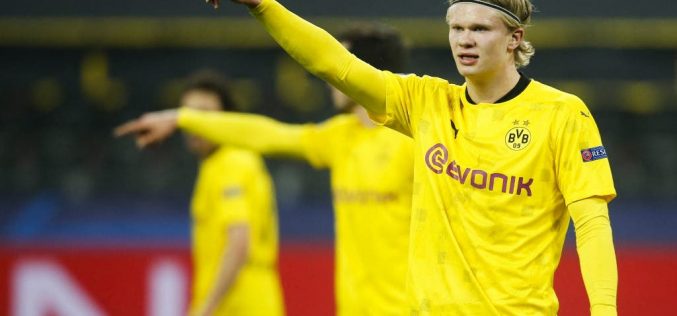 Haaland double sends Dortmund into Champions League quarter-finals