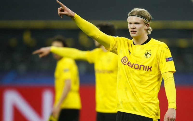 Haaland double sends Dortmund into Champions League quarter-finals