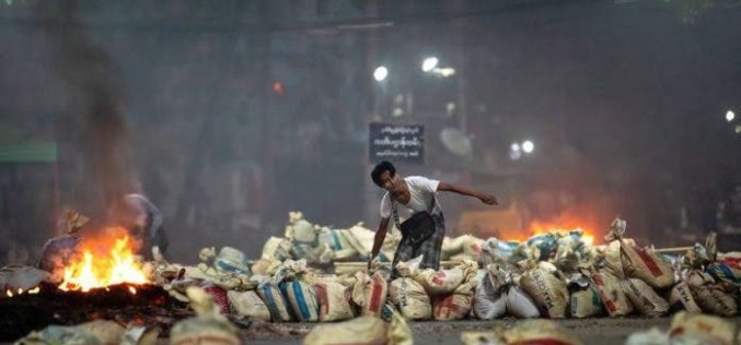 Protester funerals held across Myanmar after Saturday ‘massacre’