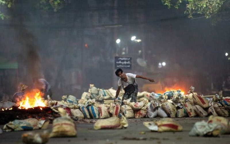 Protester funerals held across Myanmar after Saturday ‘massacre’