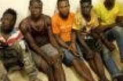 Police nab six suspected traffic robbery Kingpins, recover arms