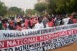 HAPPENING NOW: NLC minimum wage protests in Abuja, Lagos