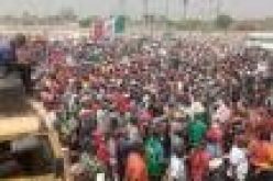 VIDEOS, PHOTOS: NLC, organised labour unions storm National Assembly in protest over minimum wage