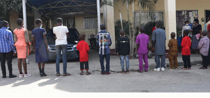15 trafficked children rescued, reunited with parents