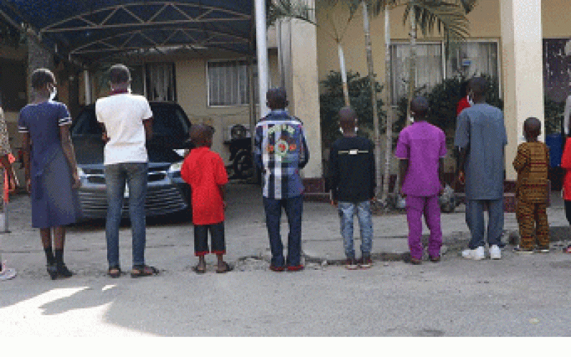 15 trafficked children rescued, reunited with parents