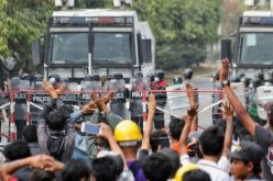 Breaking: Many killed as police shoot live rounds at protesters in Myanmar