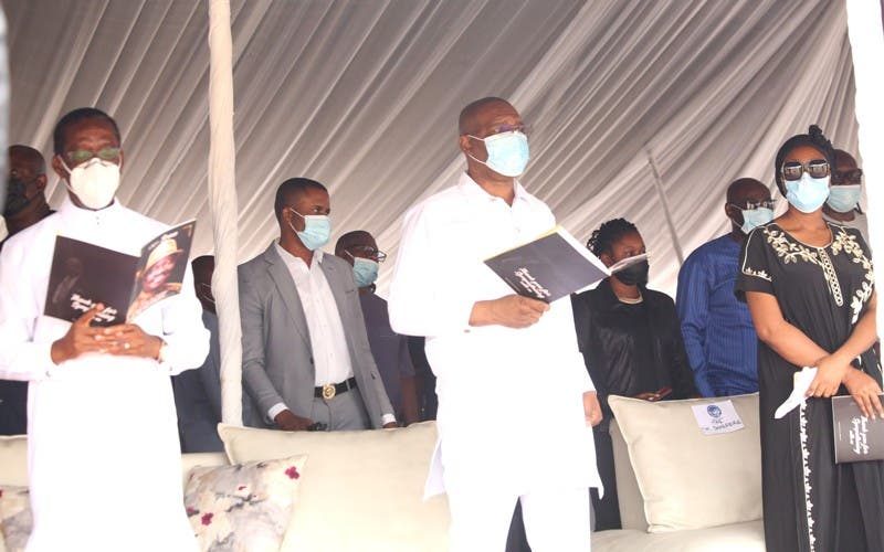 Tears, eulogies as Okowa, Otuaro, Oborevwori, lawmakers, others bid Owhefere farewell 